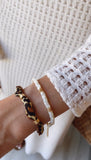 Bracelet Indomptable léopard