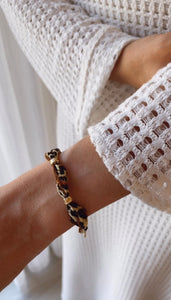 Bracelet Indomptable léopard