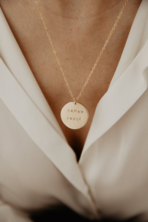 Collier maman Poule