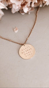 Collier Médaille Personnalisable
