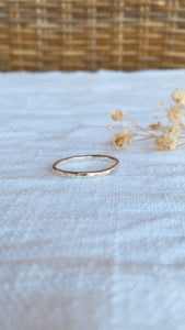 Bague discrète argent